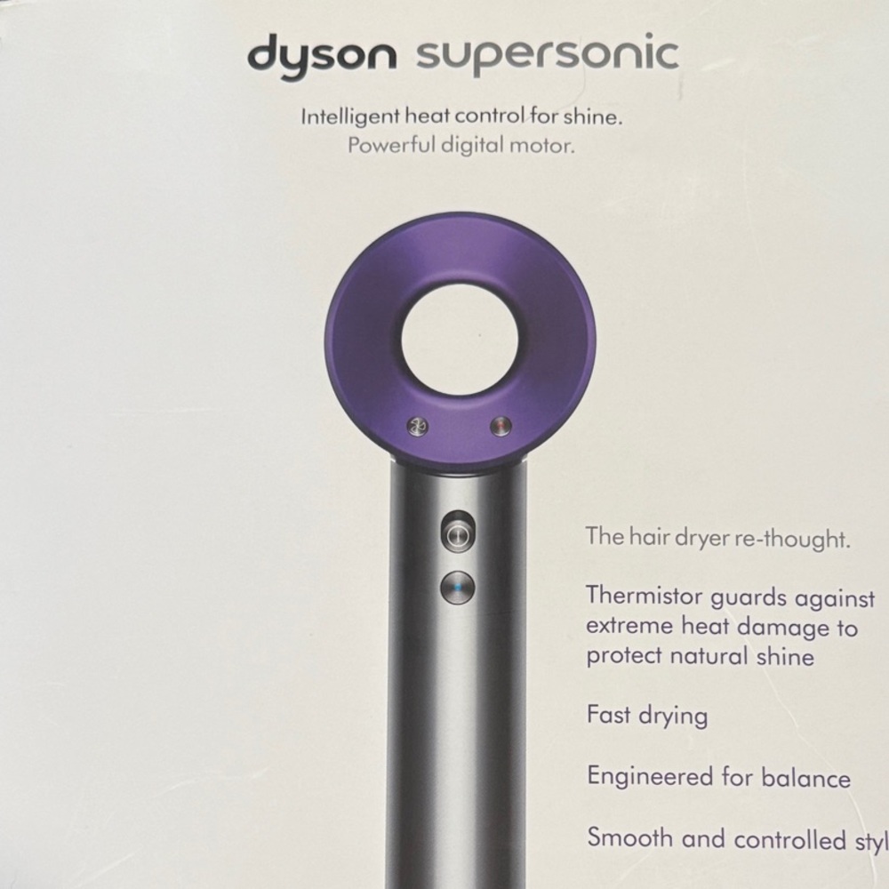 Dyson Supersonic Hair Dryer - Violet and Metallic limited edition